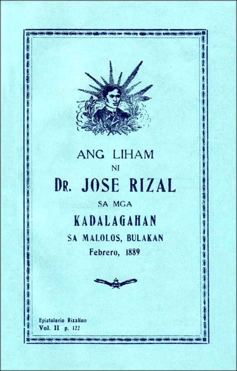 letter to the woman in malolos tagalog summary|Ang Liham Ni Dr. Rizal Sa Mga Kadalagahan Sa .